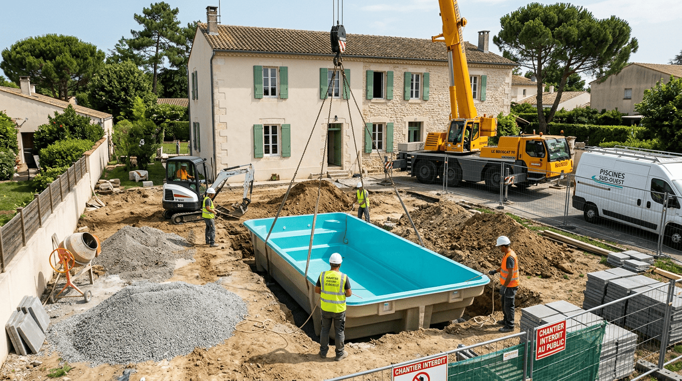 chantier de construction d'une piscine chantier de construction d'une piscine